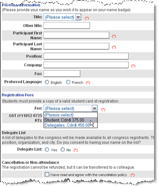 Registration Form